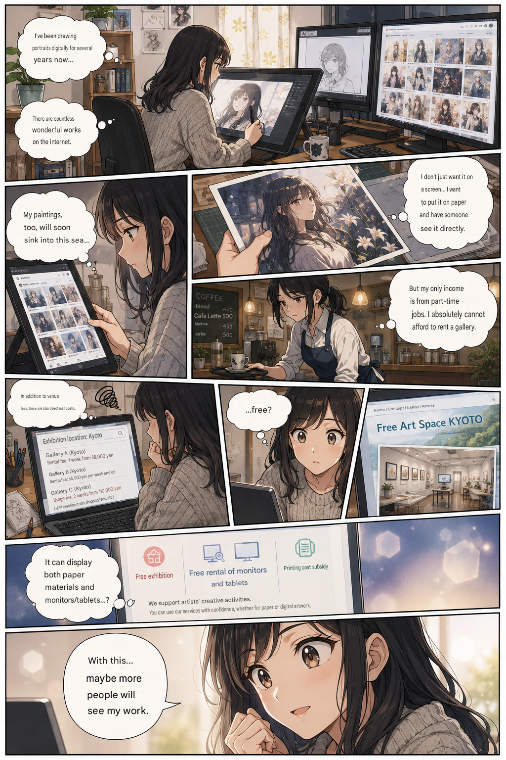 Seeking a Place to Exhibit – page 1