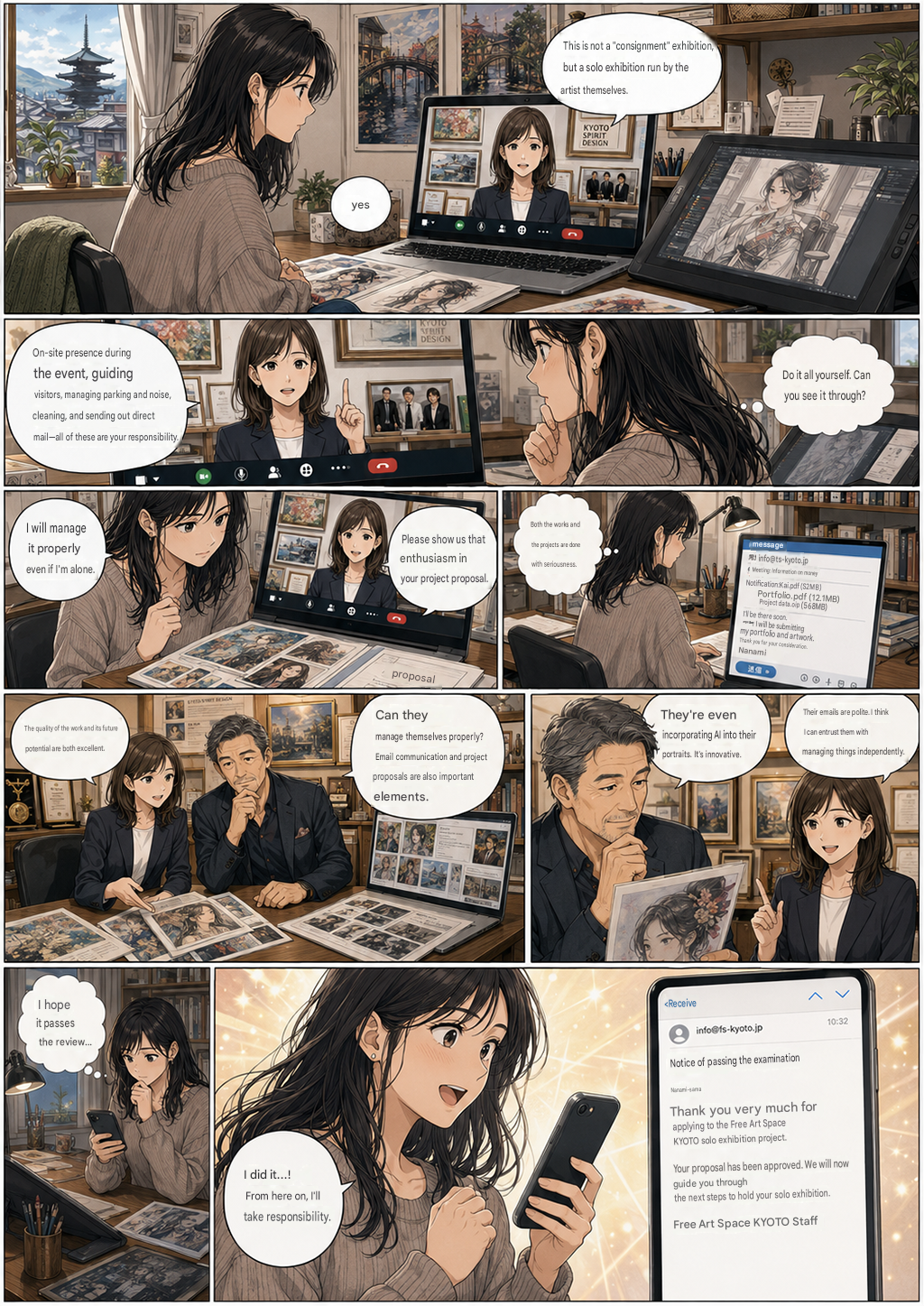 Seeking a Place to Exhibit – page 3