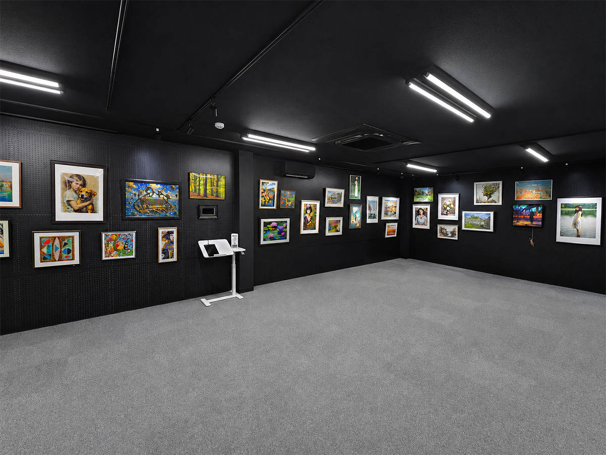2F 常設展示エリア 事務局 個展展示費用無料 京都スペース 3