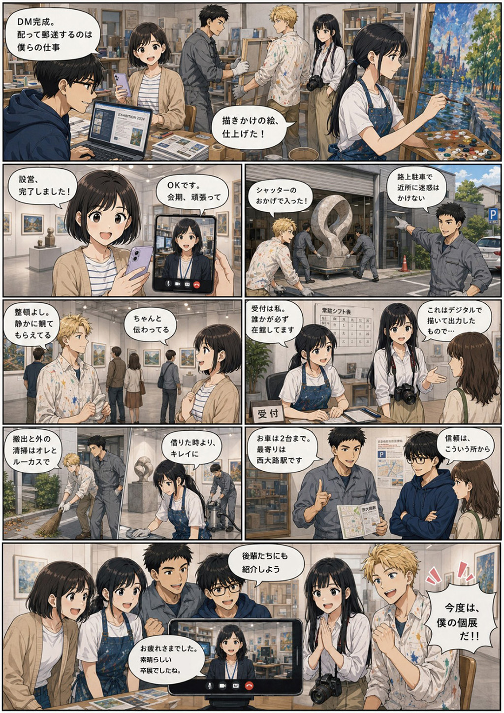 美大生卒展 4ページ目